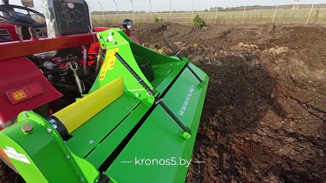 Shifeng SF-244 в работе c почвофрезой Kerland K-1600