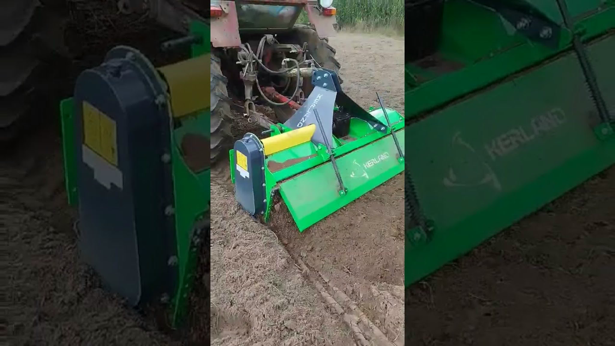 Видео отзыв от клиента: почвофреза Kerland K1600 с трактором Т25
